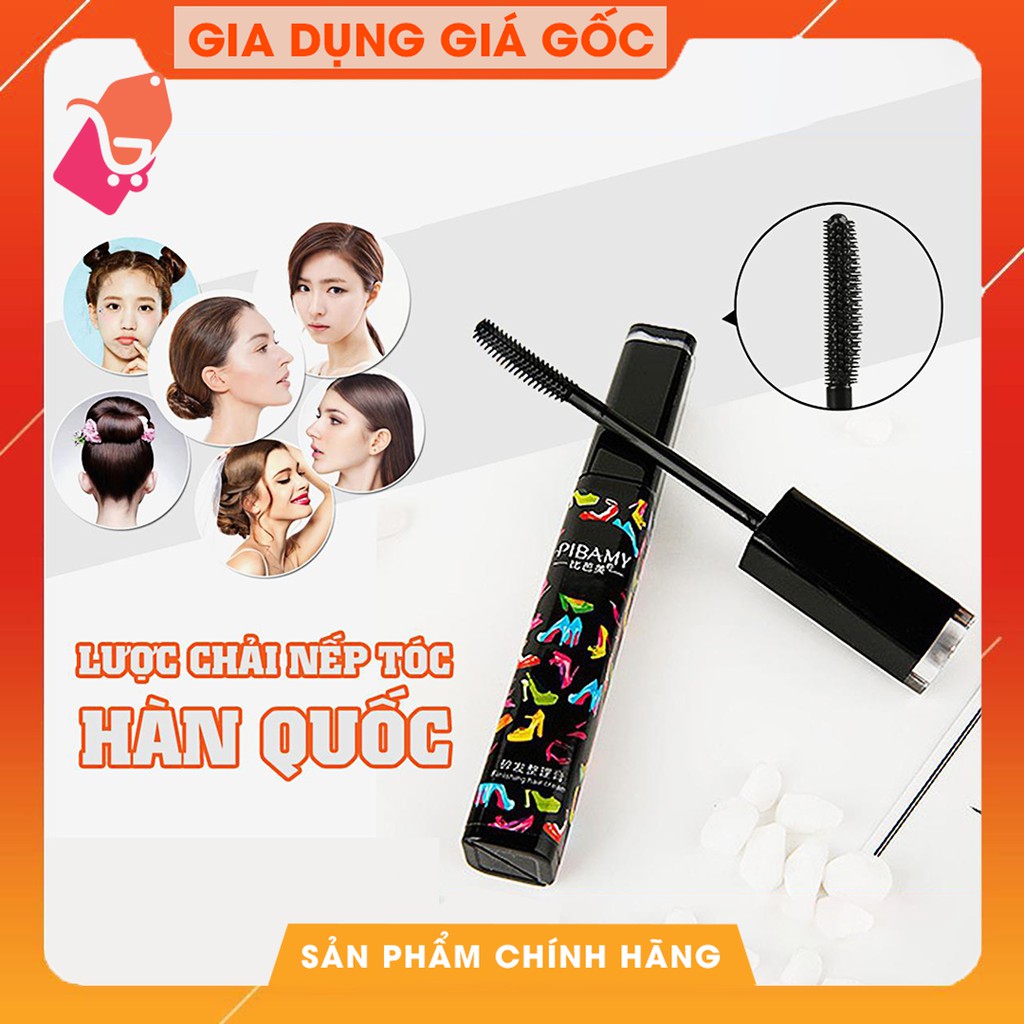 Lược chải tóc vào nếp tóc con