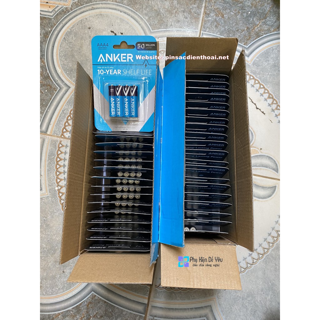 Pin Kiềm ANKER AAA Alkaline 4 Pin - B1820