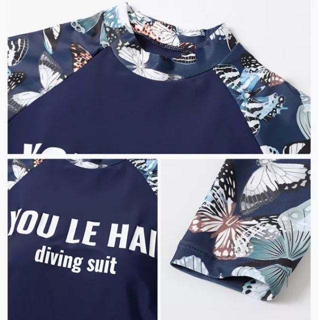 BikiniStoreVn : Đồ Bơi Tay Dài Quần Dài S78 - Đồ tắm biển nữ kín đáo chống nắng - Bikini dài tay chống nắng