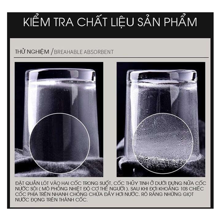 [CAM KẾT CHẤT ĐẸP - THÔNG HƠI] Quần lót thông hơi cao cấp cho giãn 4 chiều xuất Nhật