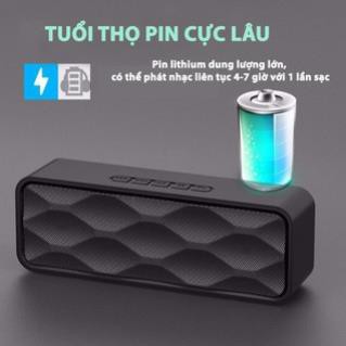 Loa Bluetooth Mini Để Bàn Âm Siêu Trầm, Siêu Ấm, Tích Hợp Loa Kép Cho ÂM Thanh Sống Động, Sắc Nét - Bảo Hành 6 Tháng