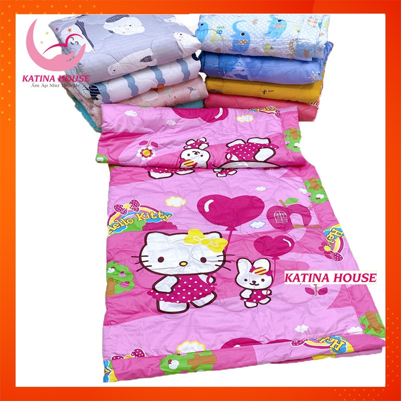 Mền cho bé 1.5x1.8m mềm mát , vải Cotton Satin Hàn Quốc, nhiều họa tiết hoạt hình đáng yêu