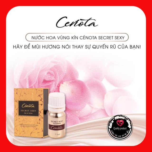 Nước Hoa Vùng Kín Cenota Secret Sexy làm hồng và Se Khít vùng Kín