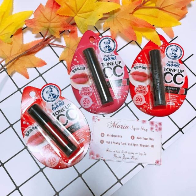 (Đủ Bill,Chuẩn Nhật) Son dưỡng có màu Tone Up CC của Mentholatum Nhật Bản Cheap moment BTS