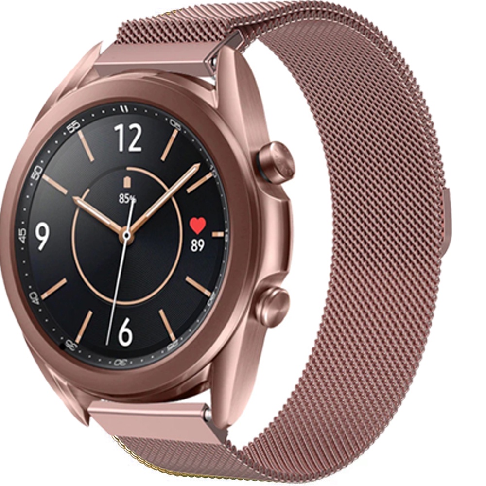 [Galaxy Watch 3] Dây đeo thép lưới Milanese khóa cài Samsung Galaxy Watch 3