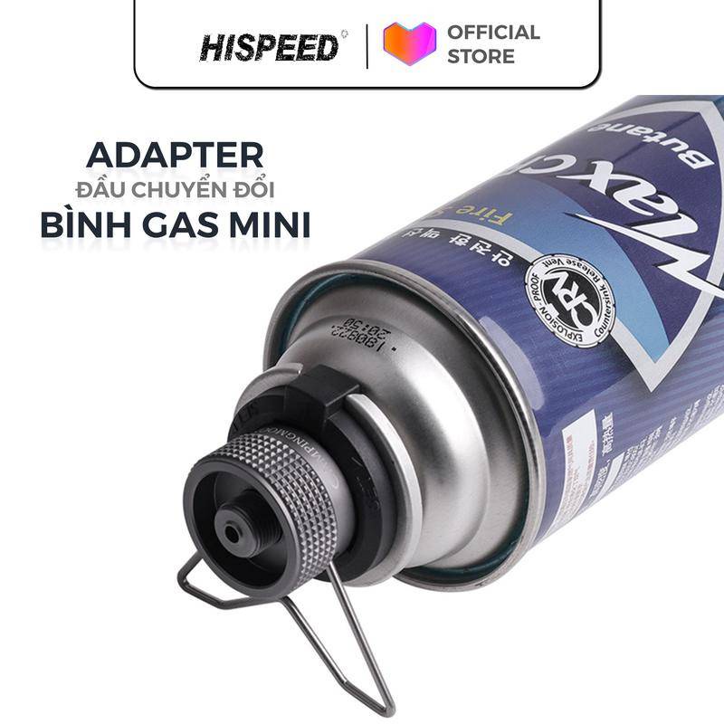 Van đầu Chuyển Bình gas mini Adapter Campingmoon, adapter bình ga du lịch chuyển đổi có giá đỡ phụ kiện cắm trại