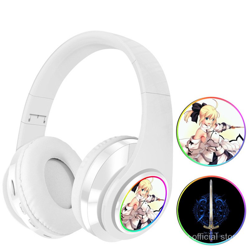 (Hàng Mới Về) Tai Nghe Bluetooth Không Dây Phát Sáng Phong Cách Anime