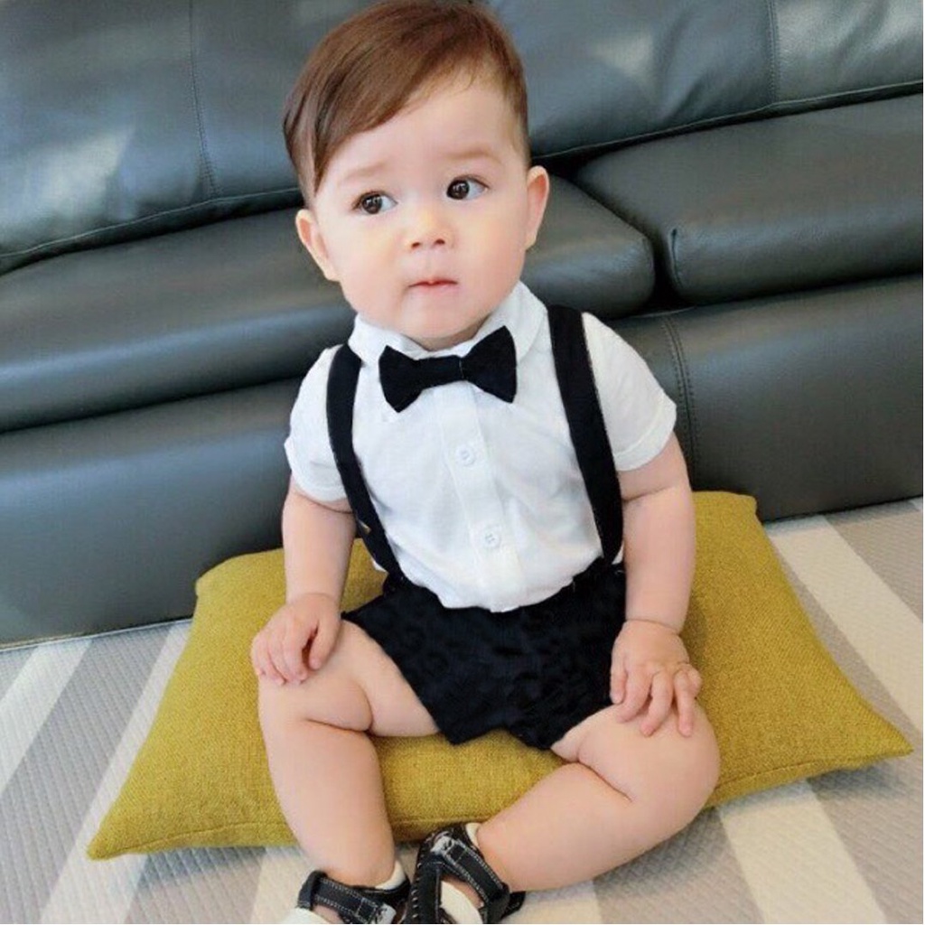 Set sơ mi công tử bé trai Hàn Quốc bộ công tử cho bé trai 8-18kg Tunkid chất mềm mịn phong cách sành điệu cho bé