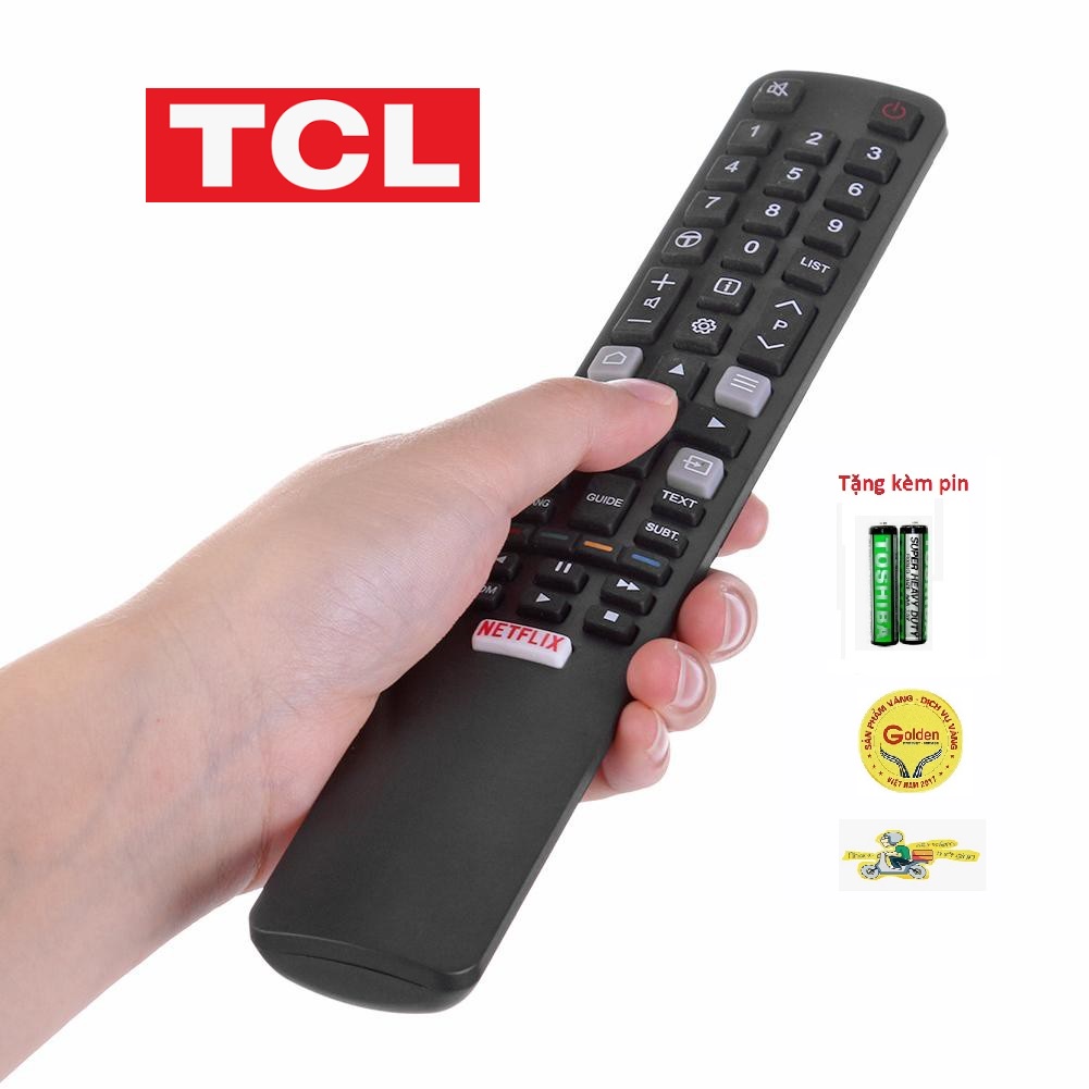 ĐIỀU KHIỂN TIVI TCL SMART RM-L1508 dành CHO TẤT CẢ CÁC DÒNG TIVI TCL-TẶNG KÈM PIN - Remote tivi TCL dài