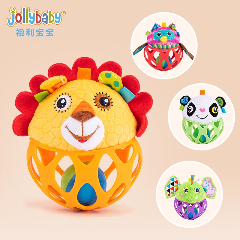Đồ chơi JOLLYBABY kiểu quả bóng cầm nắm luyện tập cảm giác dành cho em bé
