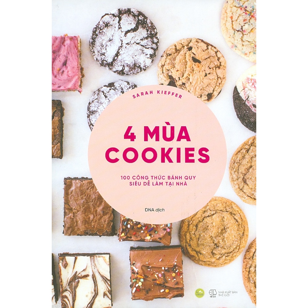 Sách - 4 Mùa Cookies - 100 Công Thức Bánh Quy Siêu Dễ Làm Tại Nhà
