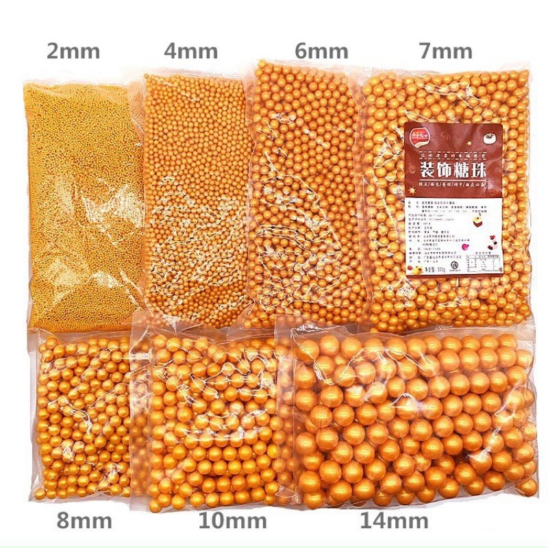 Kẹo Bi Đường Trang Trí Bánh Kem (100g)