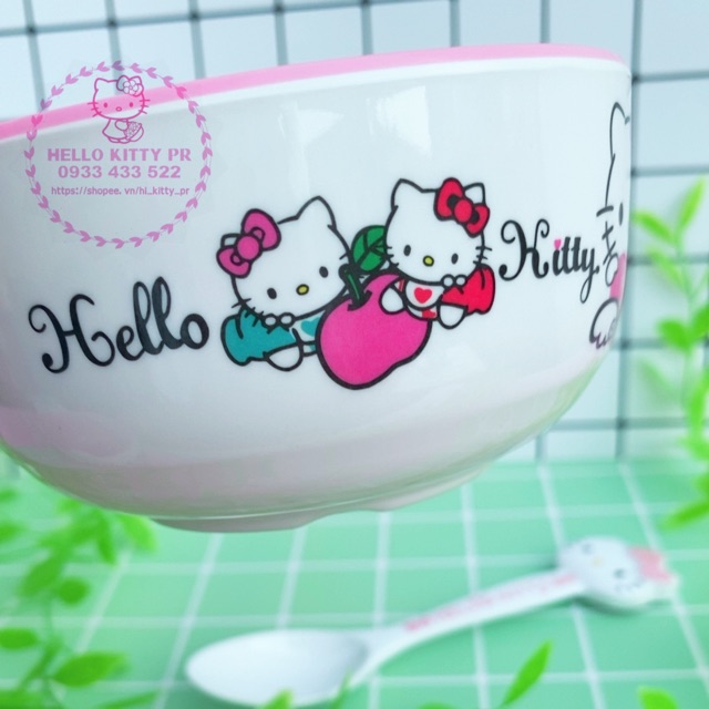 Chén 3D Hello Kitty có 2 kích thước