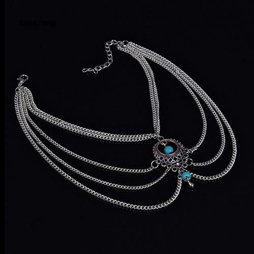 Lắc chân dây xích xỏ ngón chân phong cách Bohemia thời trang cho nữ | BigBuy360 - bigbuy360.vn