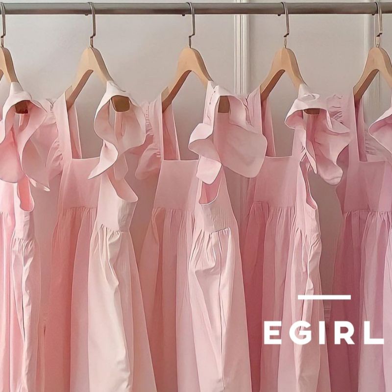 Váy babydoll 2 dây, đầm babydoll dáng ngắn màu pastel tiểu thư dễ thương EGIRL