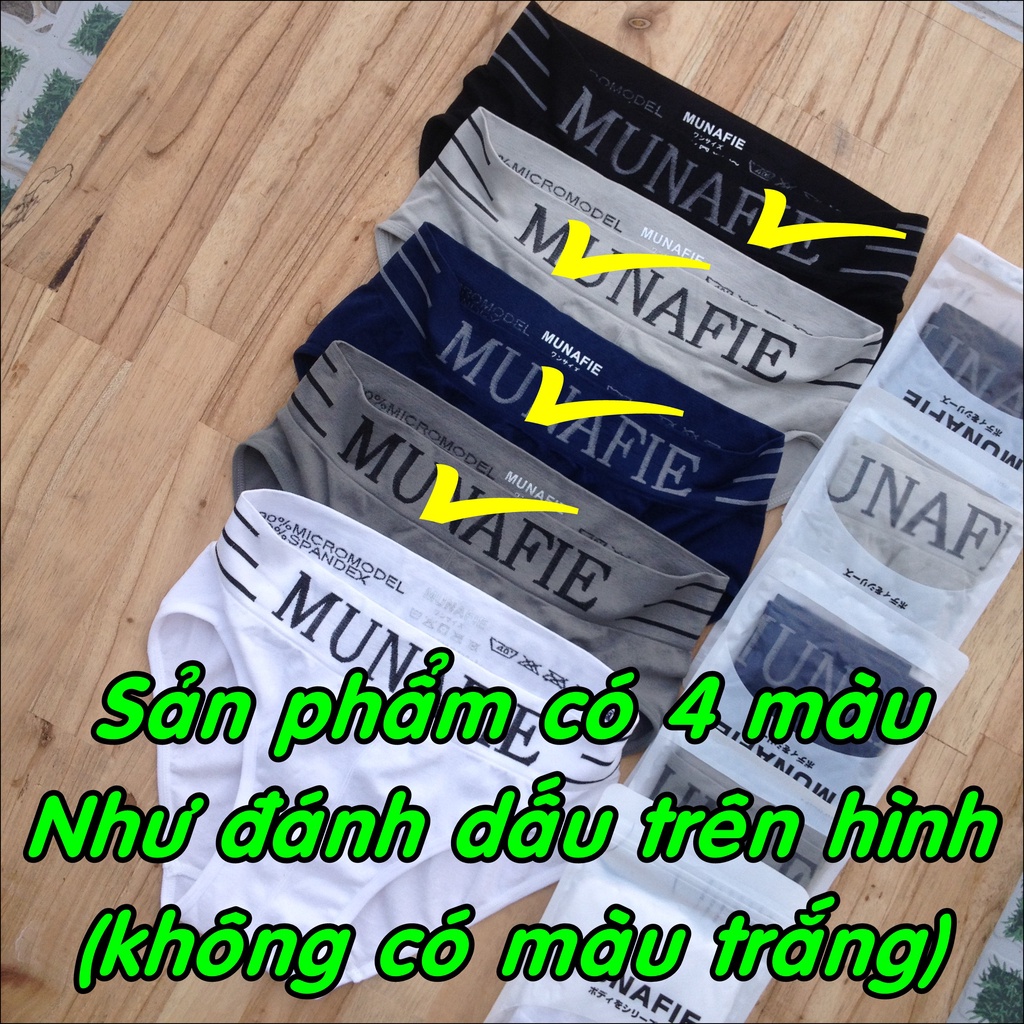 Combo 5 Quần lót nam cao cấp - Hàng Dệt kim không đường may
