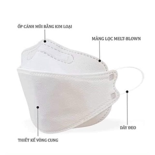 Khẩu trang 4 lớp kf94 uni mask chống bụi mịn và kháng khuẩn 10 cái - ảnh sản phẩm 4