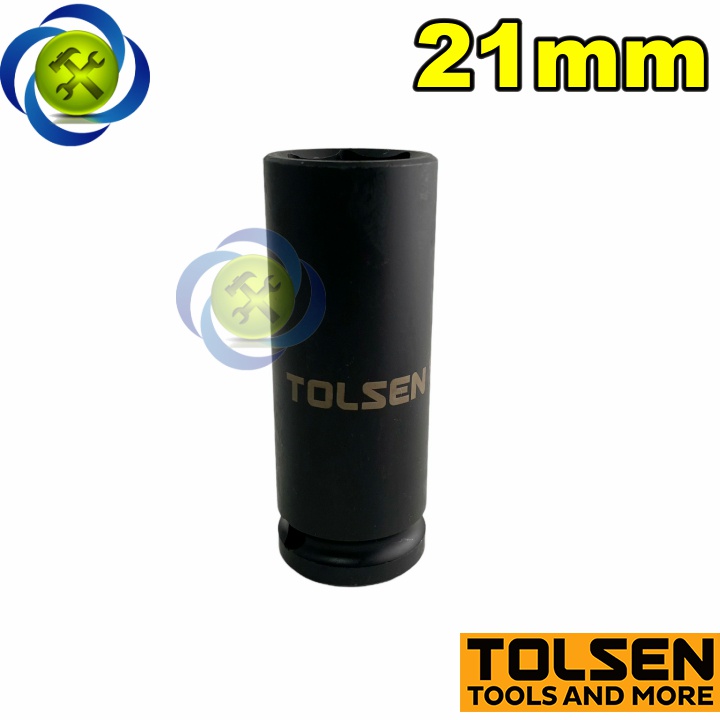 Tuýp 21mm 1/2 đen dài Tolsen 18271 loại 6 cạnh thép CR-MO