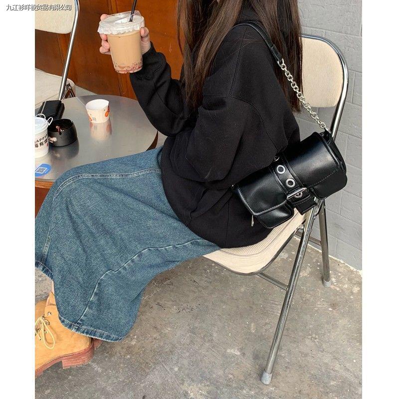 Túi Đeo Vai Hình Vuông Cỡ Nhỏ Màu Xanh Dương Phong Cách Retro Hàn Quốc Thời Trang Xuân Hè Cao Cấp Cho Nữ