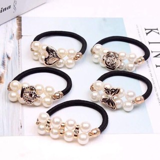 Chun tóc ngọc trai nhân tạo , buộc mãi không đứt