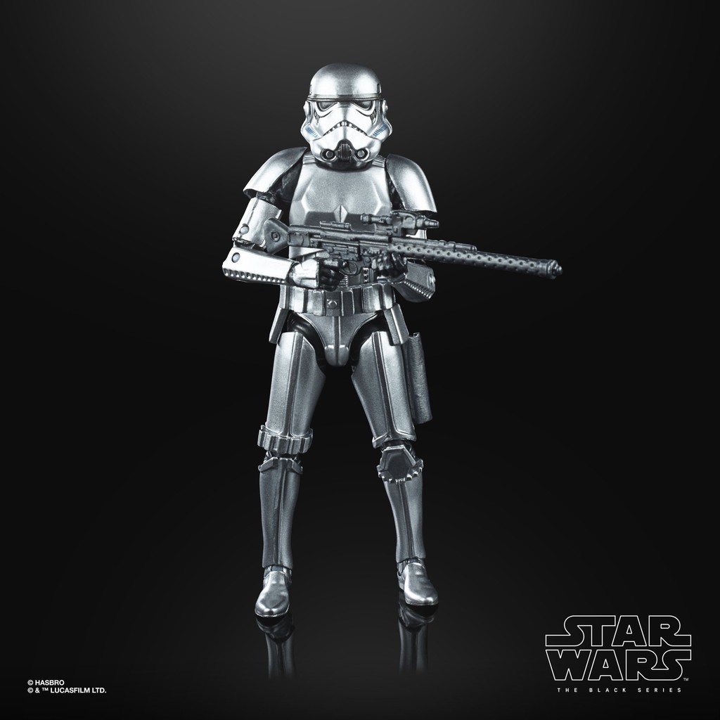 🌟Stormtrooper🌟Mô hình Hasbro◊Star Wars Black Series 6-inches◊The Empire Strikes Back - Carbonized Version