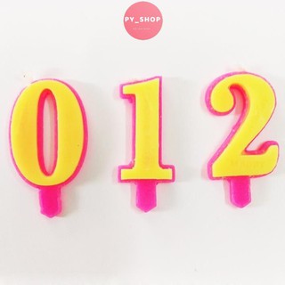 Hộp 20 cây nến số sinh nhật trang trí bánh kem - Phụ kiện trang trí bánh