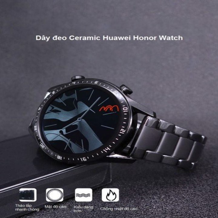Dây ceramic kiểu CM03 Huawei GT2 hiệu Sikai