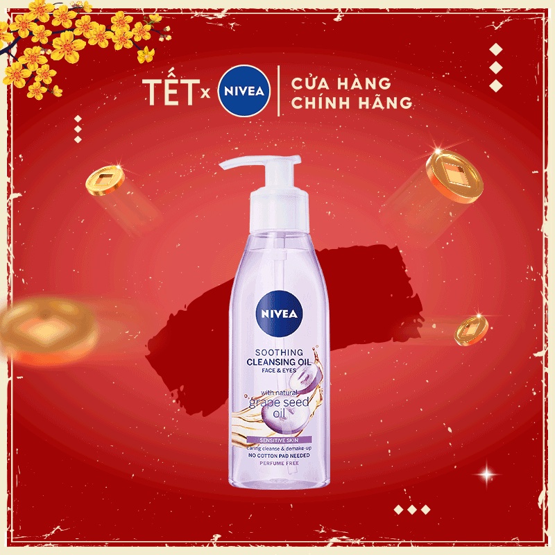 Dầu tẩy trang NIVEA hạt nho dịu nhẹ 150ml/chai