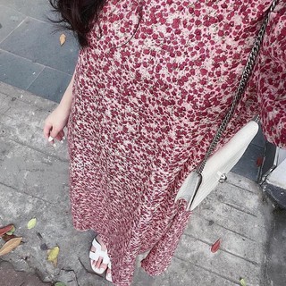 Váy hoa tay bồng