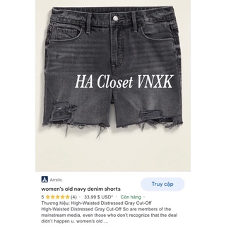 ▪️Quần Short Jean Rách XK