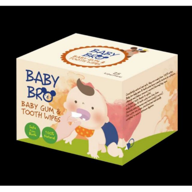 Khăn vệ sinh răng miệng cho bé - Baby Bro