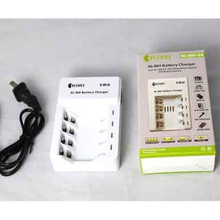 DOCK SẠC PIN KIWI AA 4 CHÂN (Ni-MH-04)