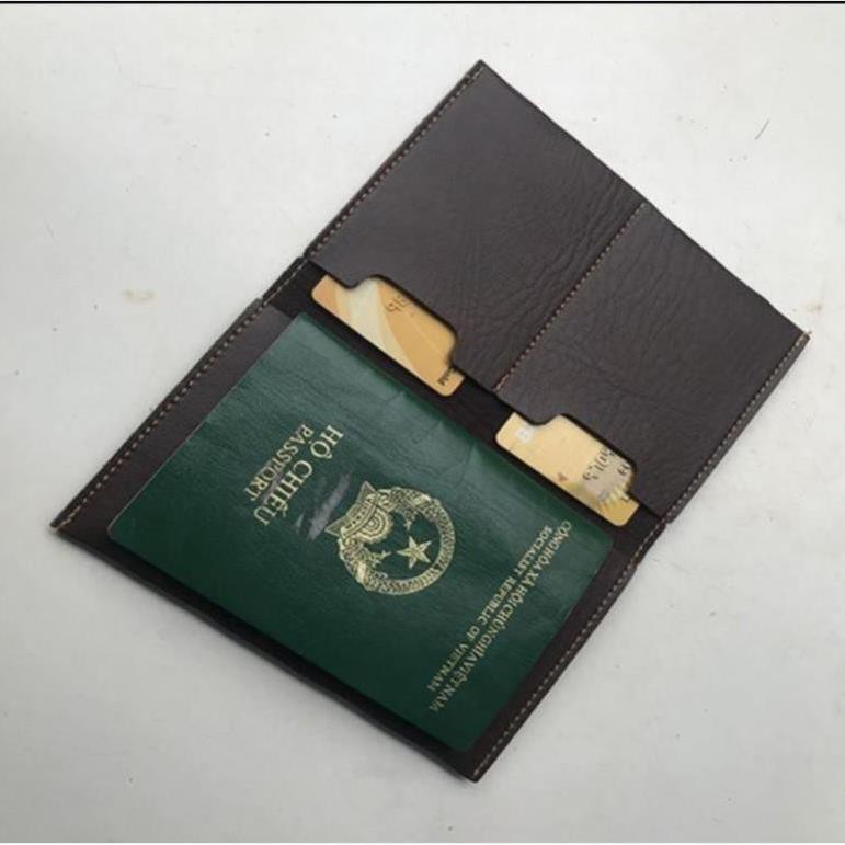 [ẢNH THẬT] [Mã FAMAYWA giảm 10K đơn 50K] Bao da đựng hộ chiếu Passport