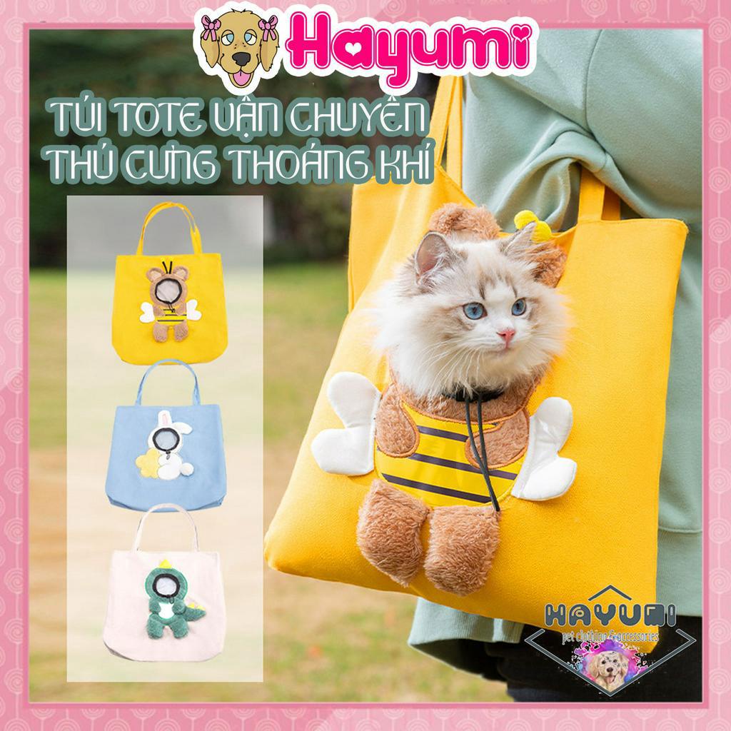 TÚI TOTE VẬN CHUYỂN THÚ CƯNG THOÁNG KHÍ - HAYUMI