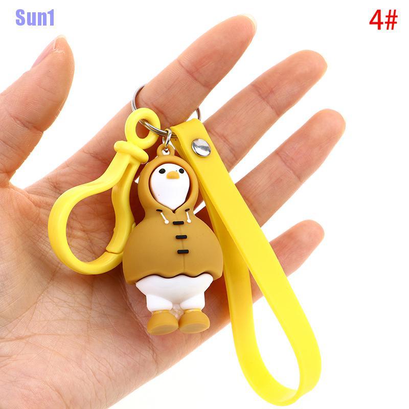 Móc khóa hình vịt hoạt hình đáng yêu