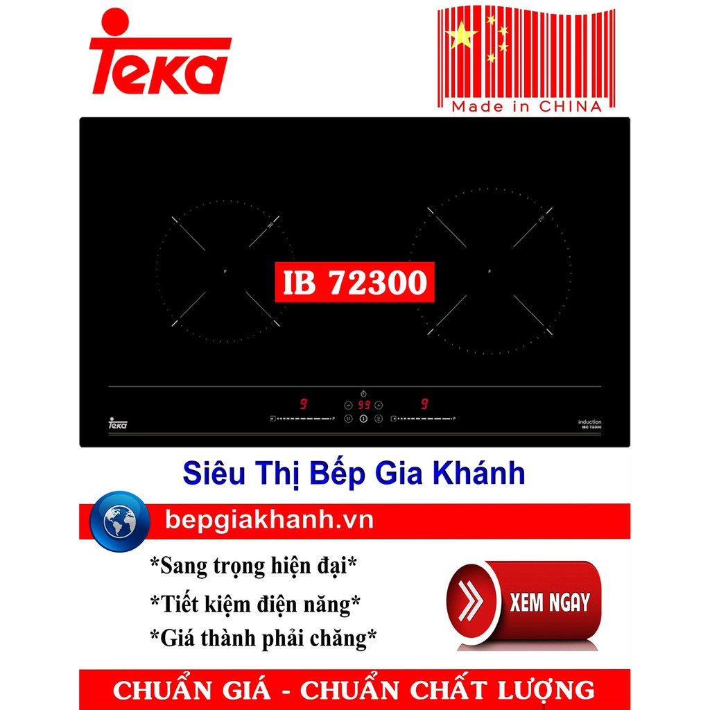 Bếp từ đôi Teka IBC 72300 sản xuất Trung Quốc
