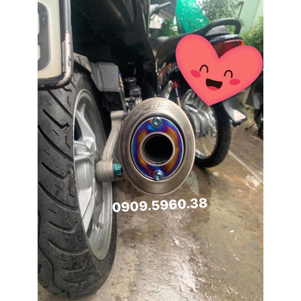 Tem TITAN Dán Pô 4road , Tiêu Pô 4road , Đít Pô 4road