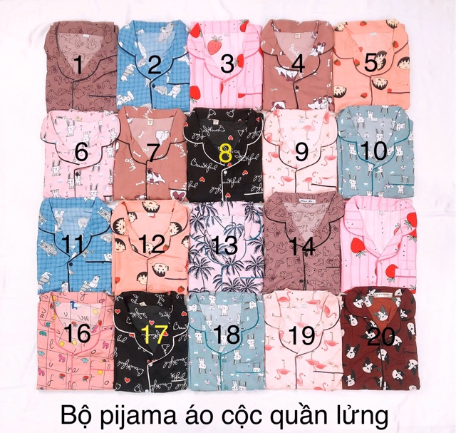 Bộ Ngủ Pijama Lửng Loại 1 Hình Mới Nhất | BigBuy360 - bigbuy360.vn