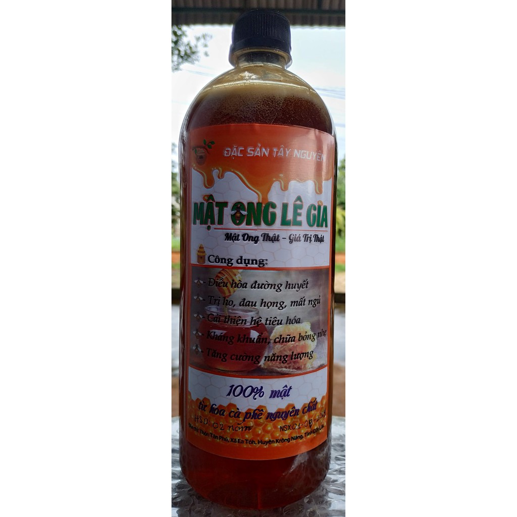 Mật ong Rừng Tây Nguyên - 1 lít - nguyên chất