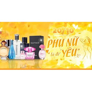 QÙA TẶNG SIÊU HẤP DẪN VỚI PHÁI NỮ - 10 NƯỚC HOA MINI CÓ KÈM HOA HỒNG VÀ HỘP QUÀ LÃNG MẠN