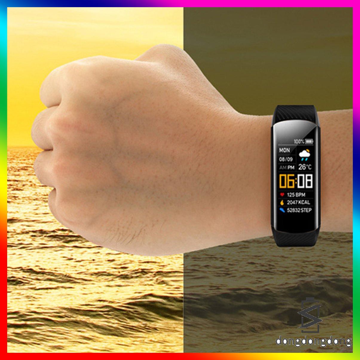 [ddd]C5S Smart Bracelet Heart Rate Fitness Tracker Bracelet Multifunctional Watch