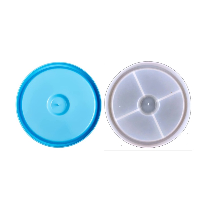 Khuôn Silicone Làm Giá Đỡ Epoxy Resin Màu Xanh Dương