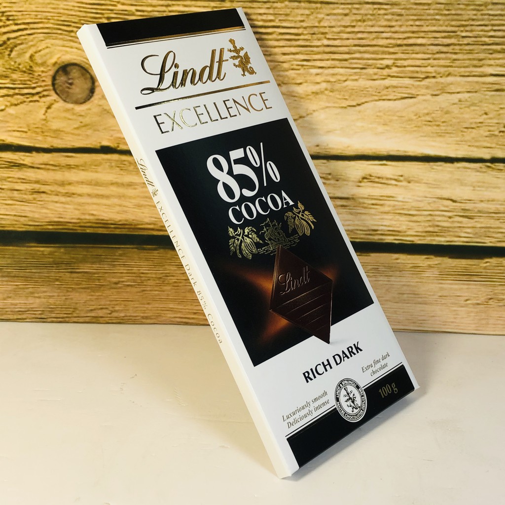 Socola Đen Nguyên Chất 85% Cacao Lindt 100gam