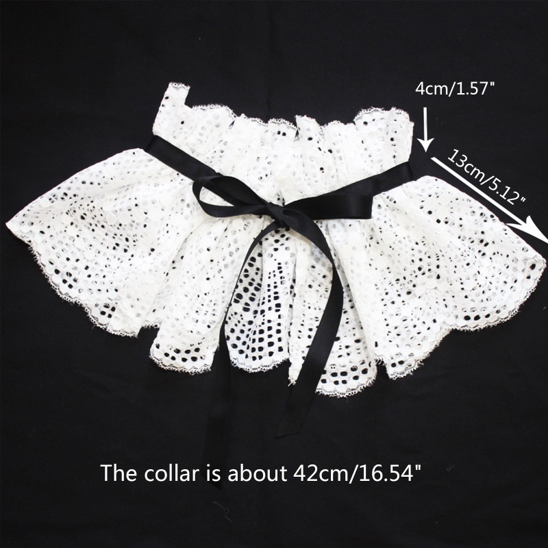 Vòng Cổ Choker Giả Xếp Ly Nhún Bèo Họa Tiết Caro Thắt Nơ Phong Cách Gothic Cho Nữ