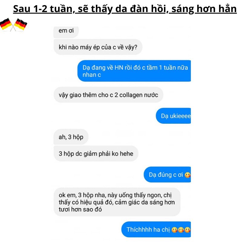 - Collagen Đức Kollagen 1000 trẻ hóa làn da