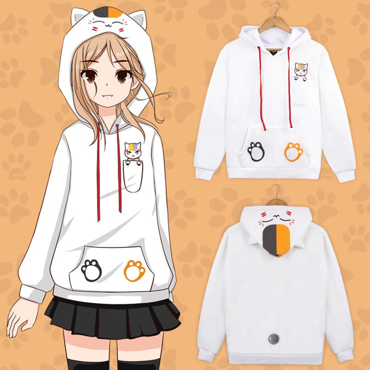 Áo hoodie Mèo Nyanko - anime Natsume Yuujinchou | BigBuy360 - bigbuy360.vn