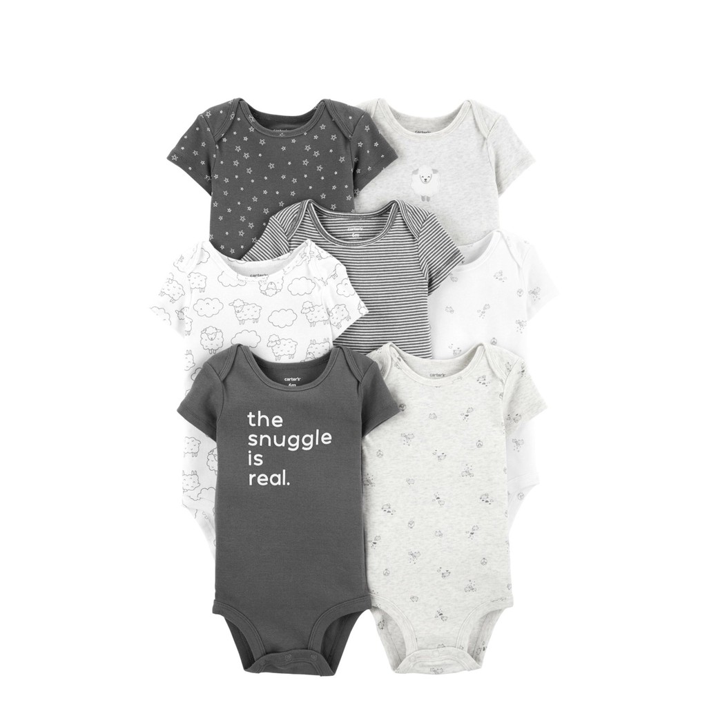 Set 10 bodysuit cho bé trai và bé gái 0-24 tháng