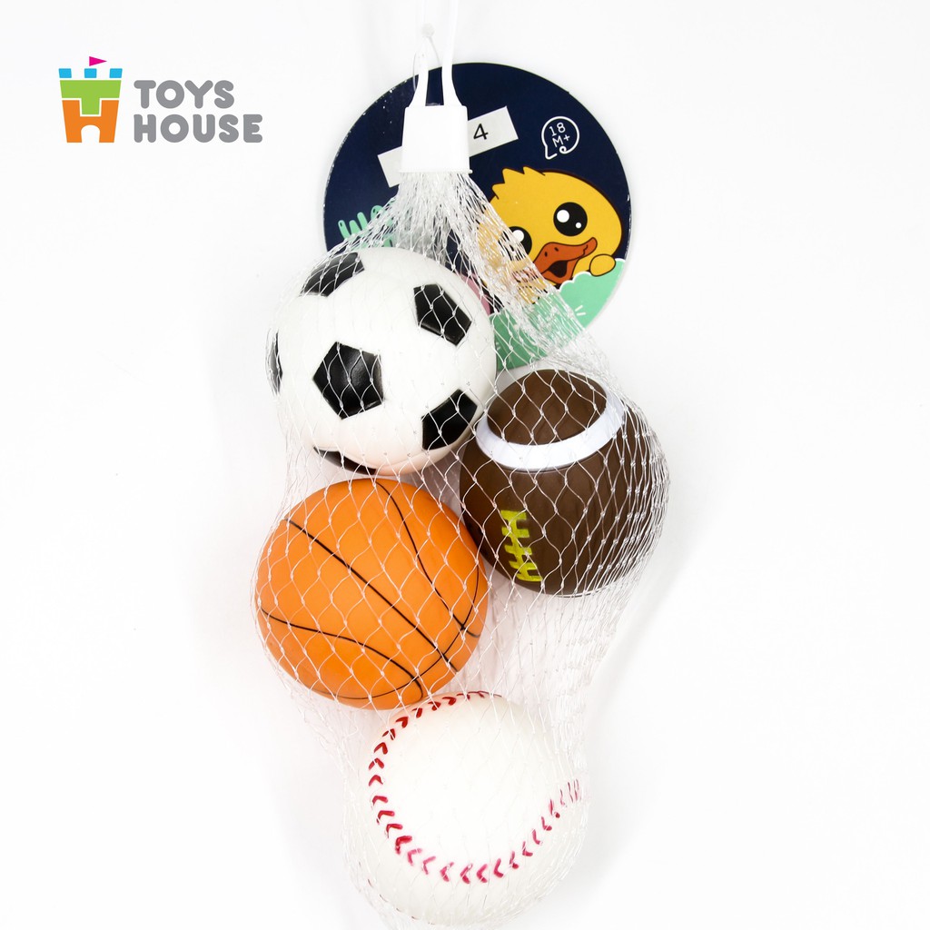 Đồ chơi nhà tắm cho bé-set 4 món hình con cá vô cùng dễ thương Toys House, hàng chính hãng