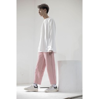 Quần KAKI nam/ nữ màu ĐEN, HỒNG (m -2xl)