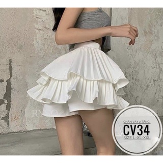 Bigsize Chân váy 2 tầng CV34